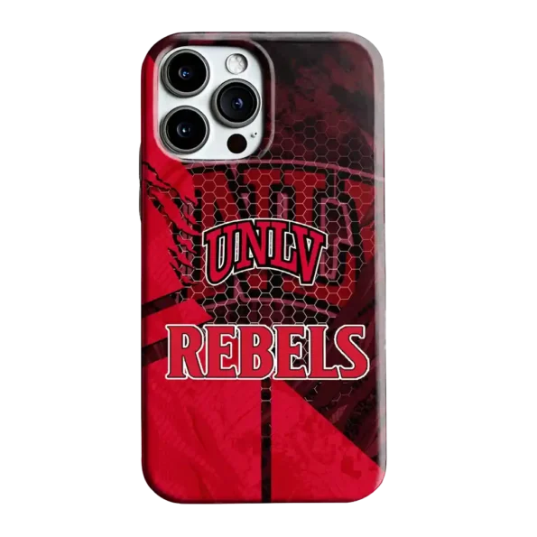 unlv rebels web overlay red phone case best selling
