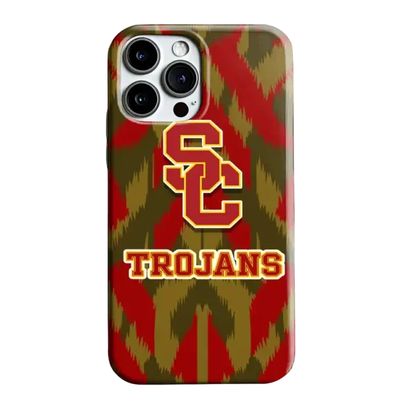 usc trojans chevron zigzag red phone case best selling