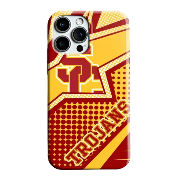 usc trojans star outline red phone case best selling