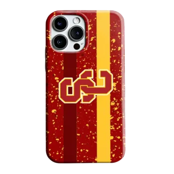 USC Trojans Textured Stripe Red Phone Case