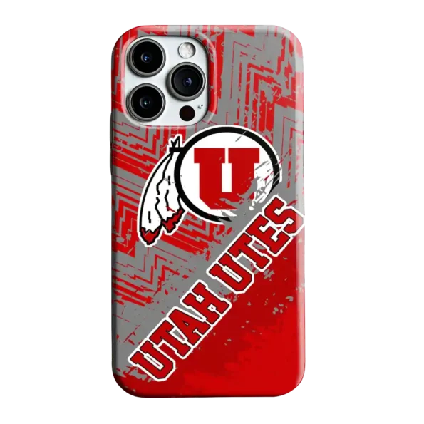 utah utes abstract zigzag red phone case best selling