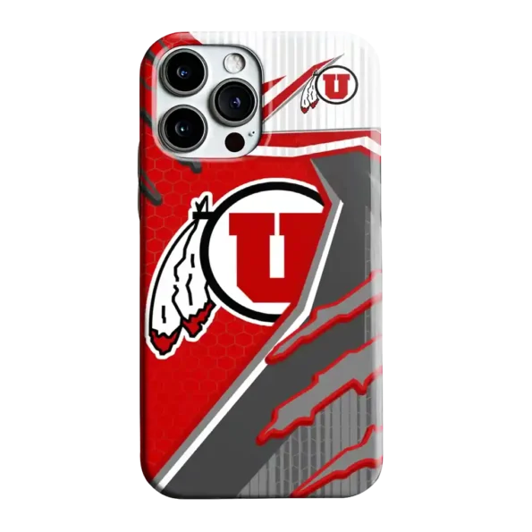 utah utes armor streaks red phone case best selling