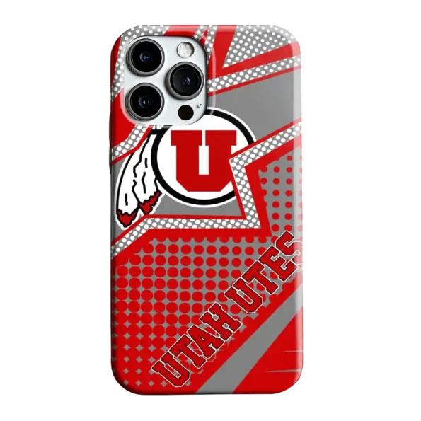 utah utes star outline red phone case best selling