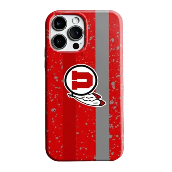 Utah Utes Textured Stripe Red Phone Case