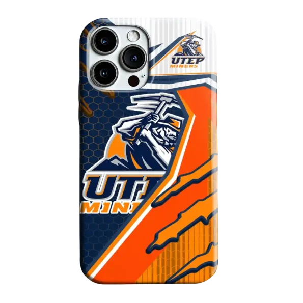utep miners armor streaks blue phone case best selling