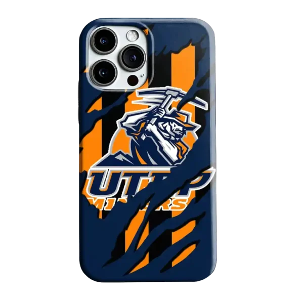 utep miners claw scar blue black phone case best selling