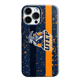 UTEP Miners Textured Stripe Blue Phone Case