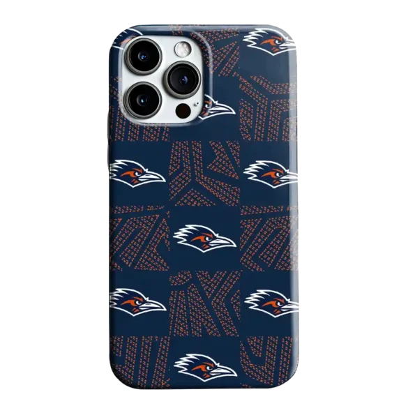 utsa roadrunners chevron squares orange phone case best selling