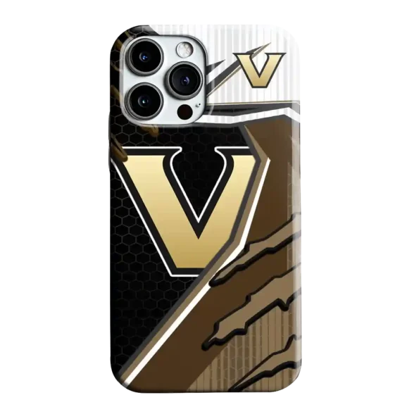 vanderbilt commodores armor streaks black phone case best selling