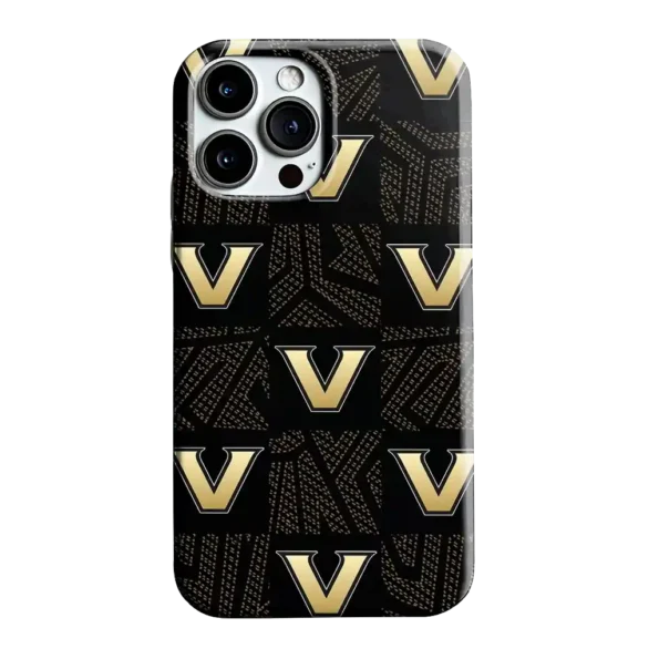 vanderbilt commodores chevron squares black phone case best selling