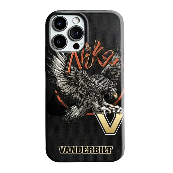 vanderbilt commodores eagle soar black phone case best selling