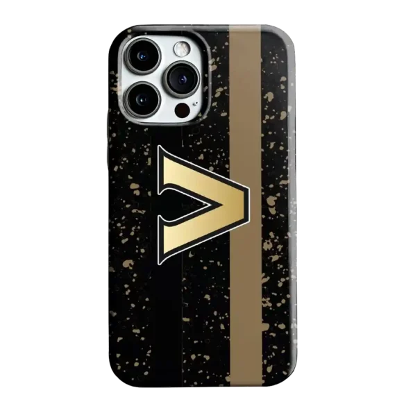 vanderbilt commodores textured stripe black phone case best selling