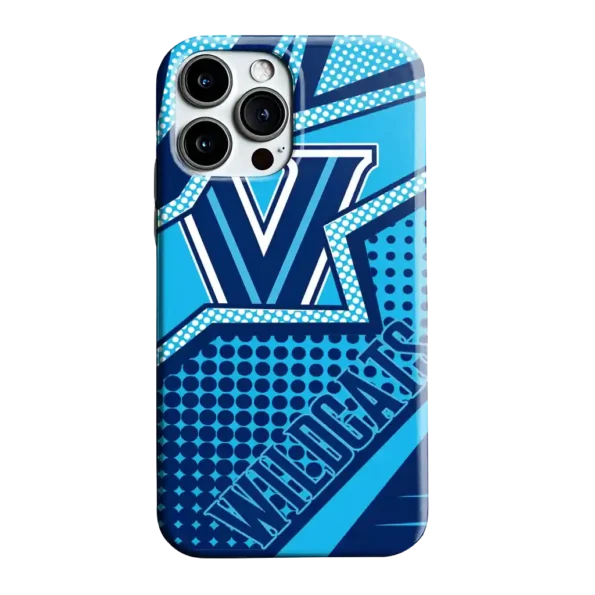 villanova wildcats star outline navy phone case best selling