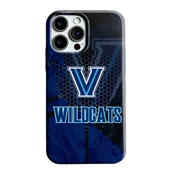 villanova wildcats web overlay navy phone case best selling