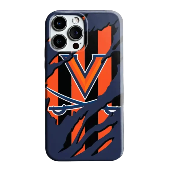 virginia cavaliers claw scar blue black phone case best selling