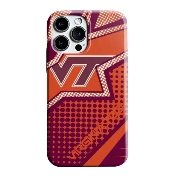 virginia tech hokies star outline maroon phone case best selling