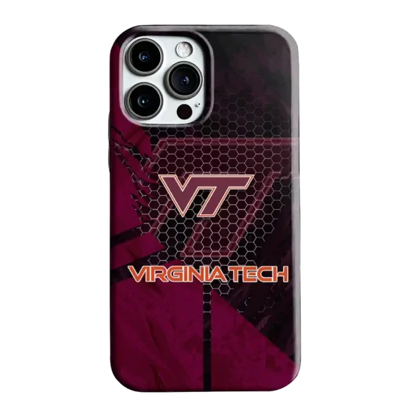 virginia tech hokies web overlay maroon phone case best selling
