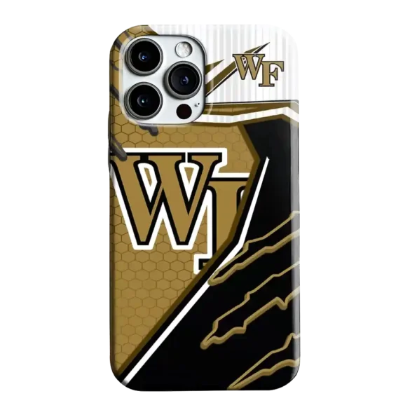 wake forest demon deacons armor streaks gold phone case best selling