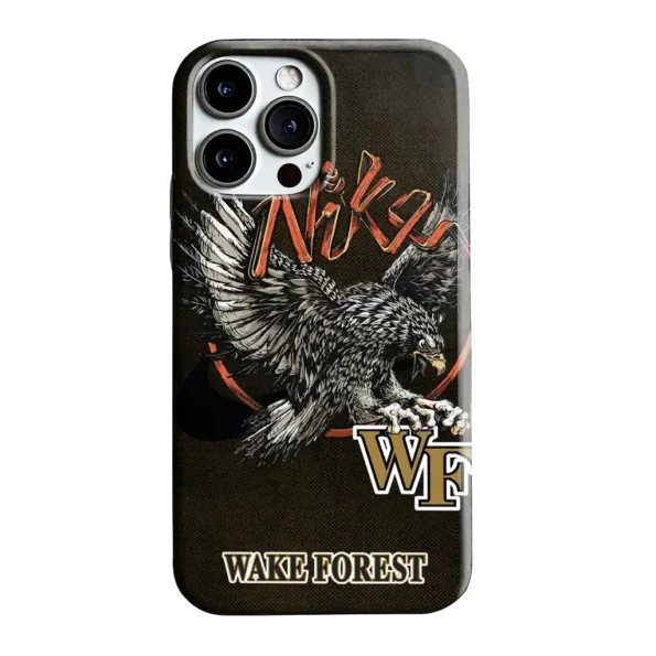 wake forest demon deacons eagle soar gold phone case best selling