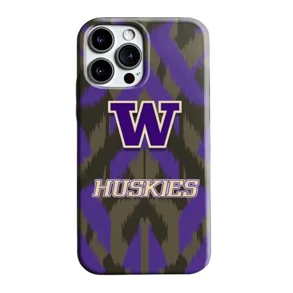 washington huskies chevron zigzag purple phone case best selling
