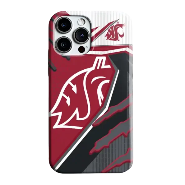 washington state cougars armor streaks crimson phone case best selling