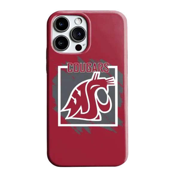 washington state cougars brush square crimson phone case best selling