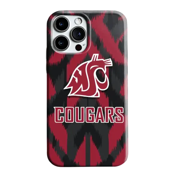 washington state cougars chevron zigzag crimson phone case best selling