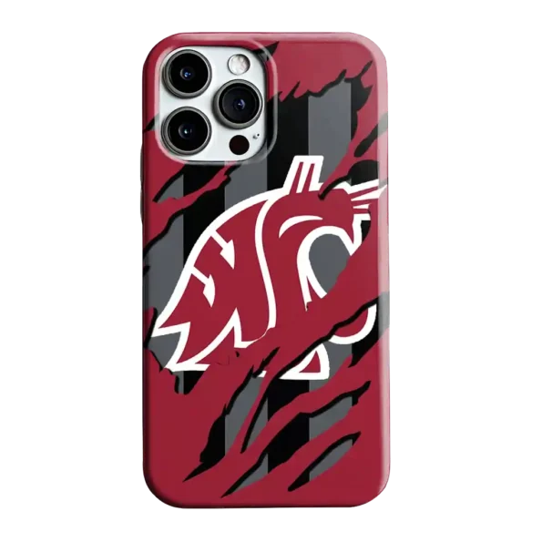 washington state cougars claw scar crimson black phone case best selling