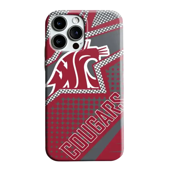 washington state cougars star outline crimson phone case best selling