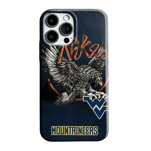 west virginia mountaineers eagle soar blue phone case best selling