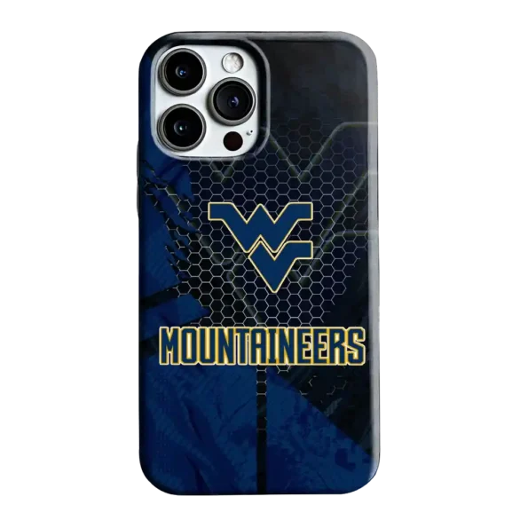 west virginia mountaineers web overlay blue phone case best selling