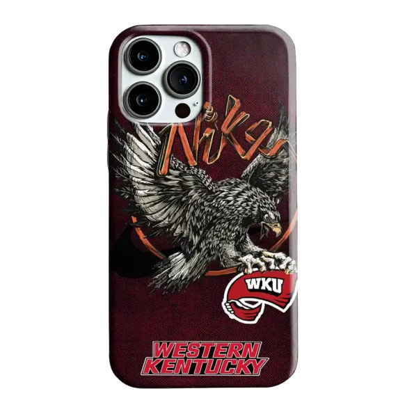 western kentucky hilltoppers eagle soar red phone case best selling