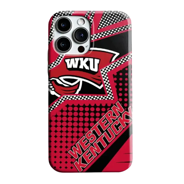 western kentucky hilltoppers star outline red phone case best selling