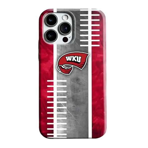 western kentucky hilltoppers yard markers red gray phone case best selling