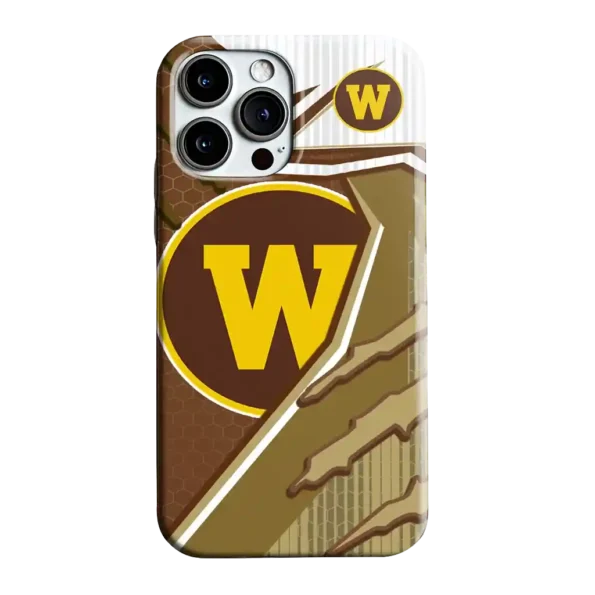 western michigan broncos armor streaks brown phone case best selling