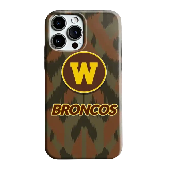 western michigan broncos chevron zigzag brown phone case best selling
