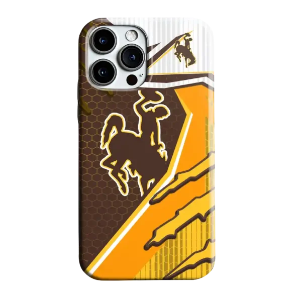 wyoming cowboys armor streaks brown phone case best selling