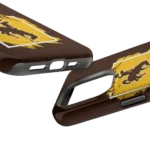 wyoming-cowboys-brush-square-brown-phone-case-best-selling.webp
