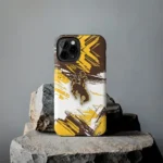 wyoming-cowboys-brushstroke-clash-brown-white-phone-case-best-selling.webp
