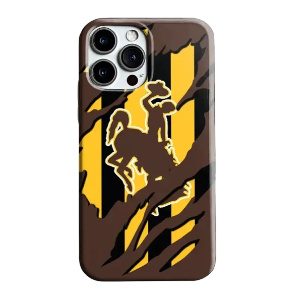 wyoming cowboys claw scar brown black phone case best selling
