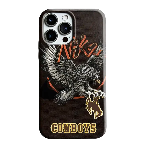 wyoming cowboys eagle soar brown phone case best selling