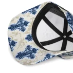 akron-zips-cap-personalized-damask-pattern-blue-white-best-selling.webp