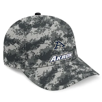 Akron Zips Cap - Personalized Digital Camo Gray