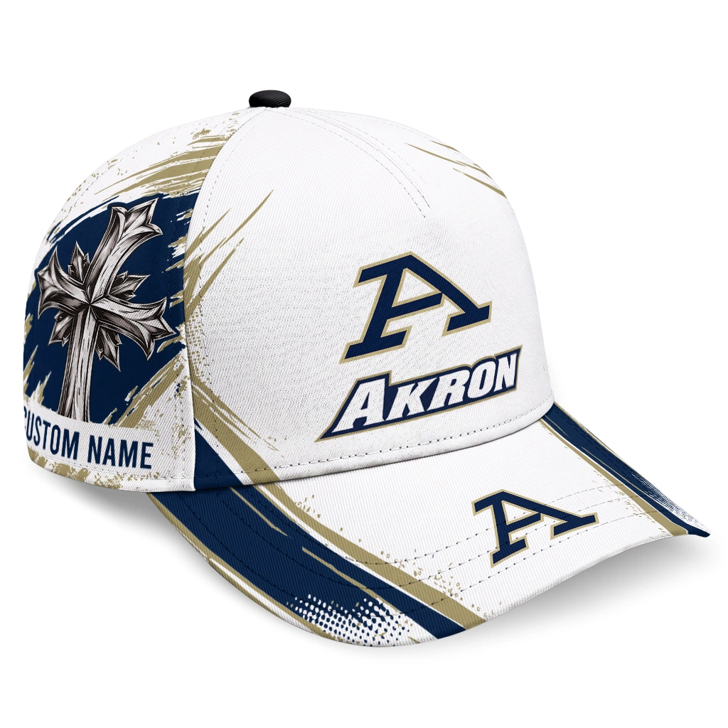 akron-zips-cap-personalized-grunge-cross-blue-white-best-selling.webp akron zips cap personalized grunge cross blue white best selling