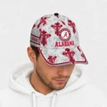 alabama-crimson-tide-cap-personalized-damask-pattern-crimson-white-best-selling.webp