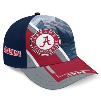 Alabama Crimson Tide Cap - Personalized Diagonal Slash Crimson