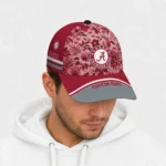 alabama-crimson-tide-cap-personalized-tropical-floral-crimson-best-selling.webp