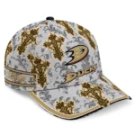 anaheim-ducks-cap-custom-damask-pattern-gold-white-best-selling.webp
