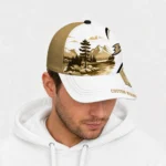 anaheim-ducks-cap-custom-flat-illustration-gold-white-best-selling.webp