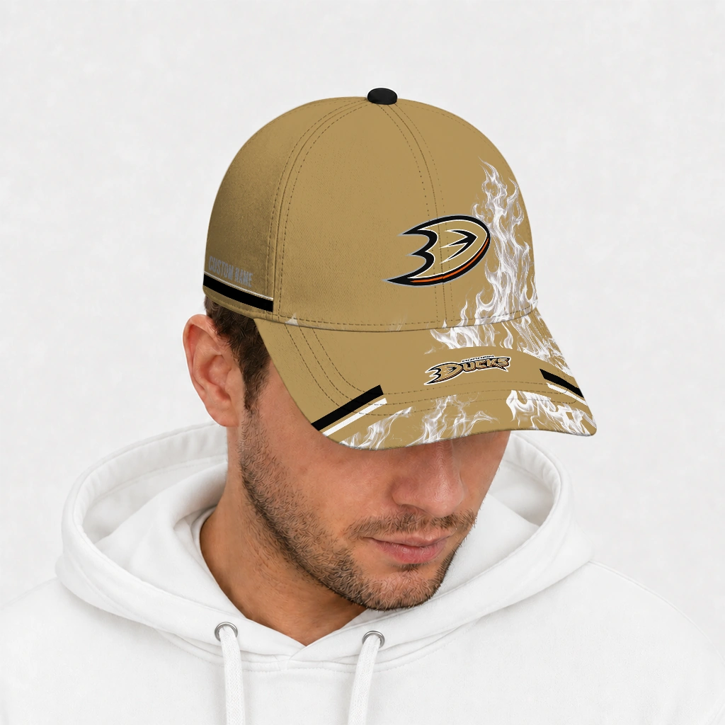 anaheim-ducks-cap-custom-smoke-flames-gold-new-arrival.webp